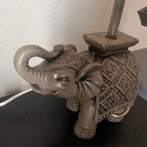 Elephant Table Lamp - Brown
